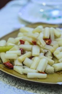 Lotus root tip Stock Photos