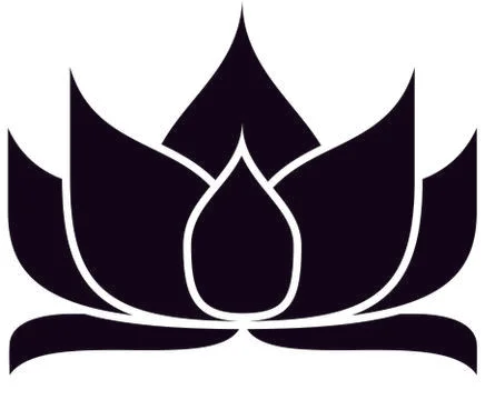 Lotus Silhouette Stock Illustration