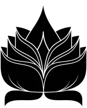 Lotus Silhouette Stock Illustration