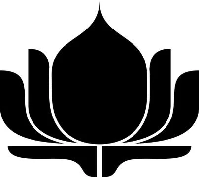 Lotus Silhouette Stock Illustration