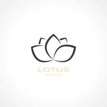 Lotus symbol Stock Illustration