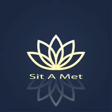 Lotus symbol Stock Illustration