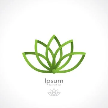 Lotus symbol Stock Illustration