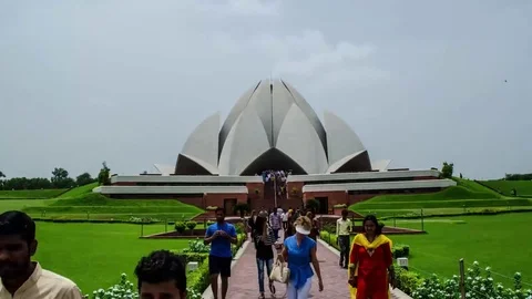 Lotus Temple hyperlapse Видео 83895128
