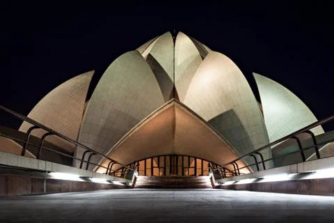 Lotus Temple Stock Photos