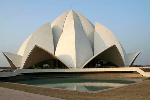 Lotus Temple Stock Photos