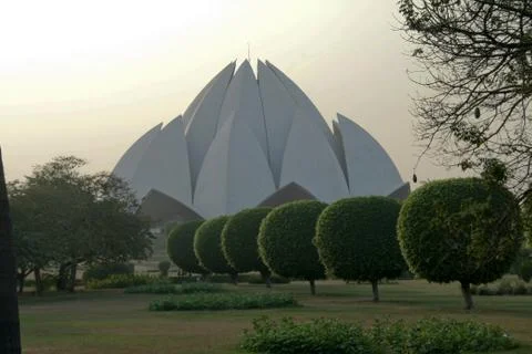 Lotus Temple Stock Photos