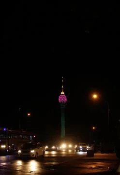 The Lotus tower Stock Photos