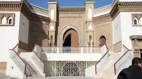 The Loubnan mosque in Agadir Stock Footage 44782998