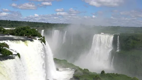 Loud but beautiful waterfall 2 Stock Footage 151724483