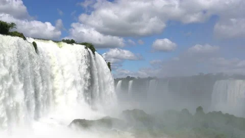 Loud but beautiful waterfall Stock Footage 151724508