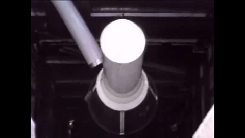 Loud noises cause damage to the hearing of a serviceman after he makes a descent Stock Footage 92801102