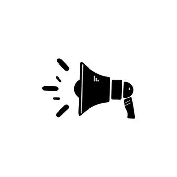 Loud speaker icon Stock Illustration