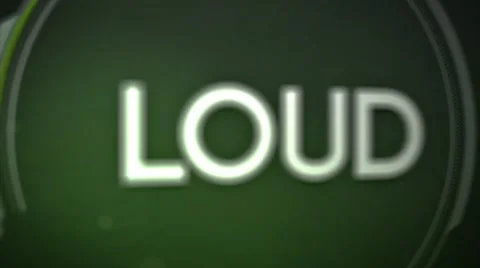 Loud Text Animation Stock Footage 66112916