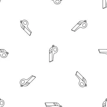 Loud whistle pattern seamless Stock Illustration