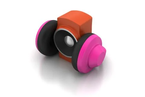 Loudspeaker and headset Free Stock Illustration