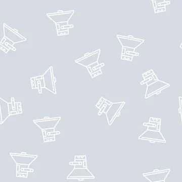 Loudspeaker device line seamless pattern 스톡 일러스트