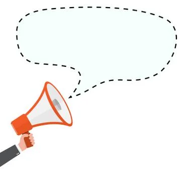 Loudspeaker or megaphone icon. Vector illustration. Stock Illustration