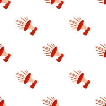 Loudspeaker pattern seamless vector イラスト素材