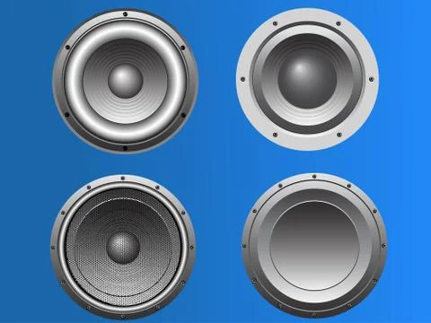 Loudspeakers Illustrazione stock