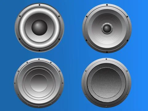 Loudspeakers Illustrazione stock