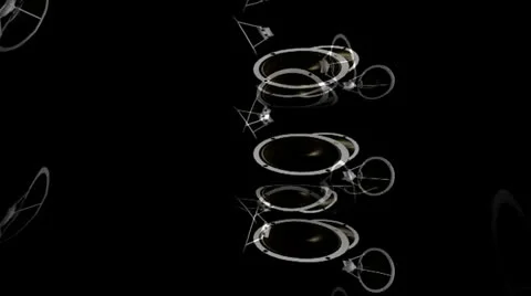 Loudspeakers Motion Mapping Stock Footage 24728389