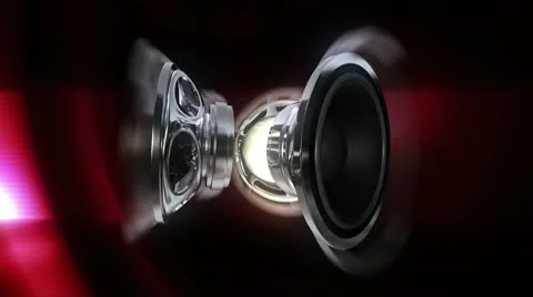 Loudspeakers_HD LOOP 137 Video stock 10761950