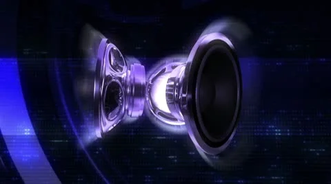 Loudspeakers_HD LOOP 138 Video stock 10764241