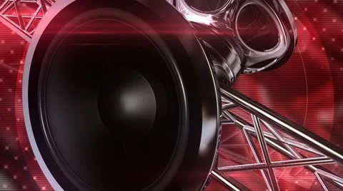 Loudspeakers_HD LOOP 139 Stock-Footage 10764244
