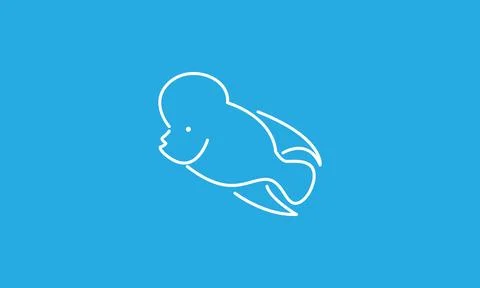 Louhan fish logo vector icon illustration design Stock Illustration