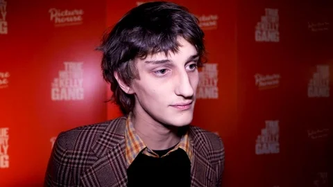 Louis Hewison is interviewed about 'The True History of the Kelly Gang' - 2020 Video stock 125800387