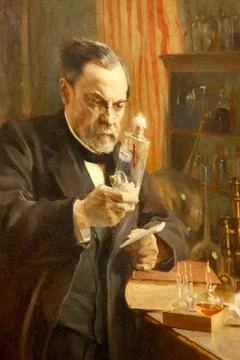  Louis pasteur Institut Pasteur Museum, Paris, France. Louis Pasteur in hi... Stock-Fotos