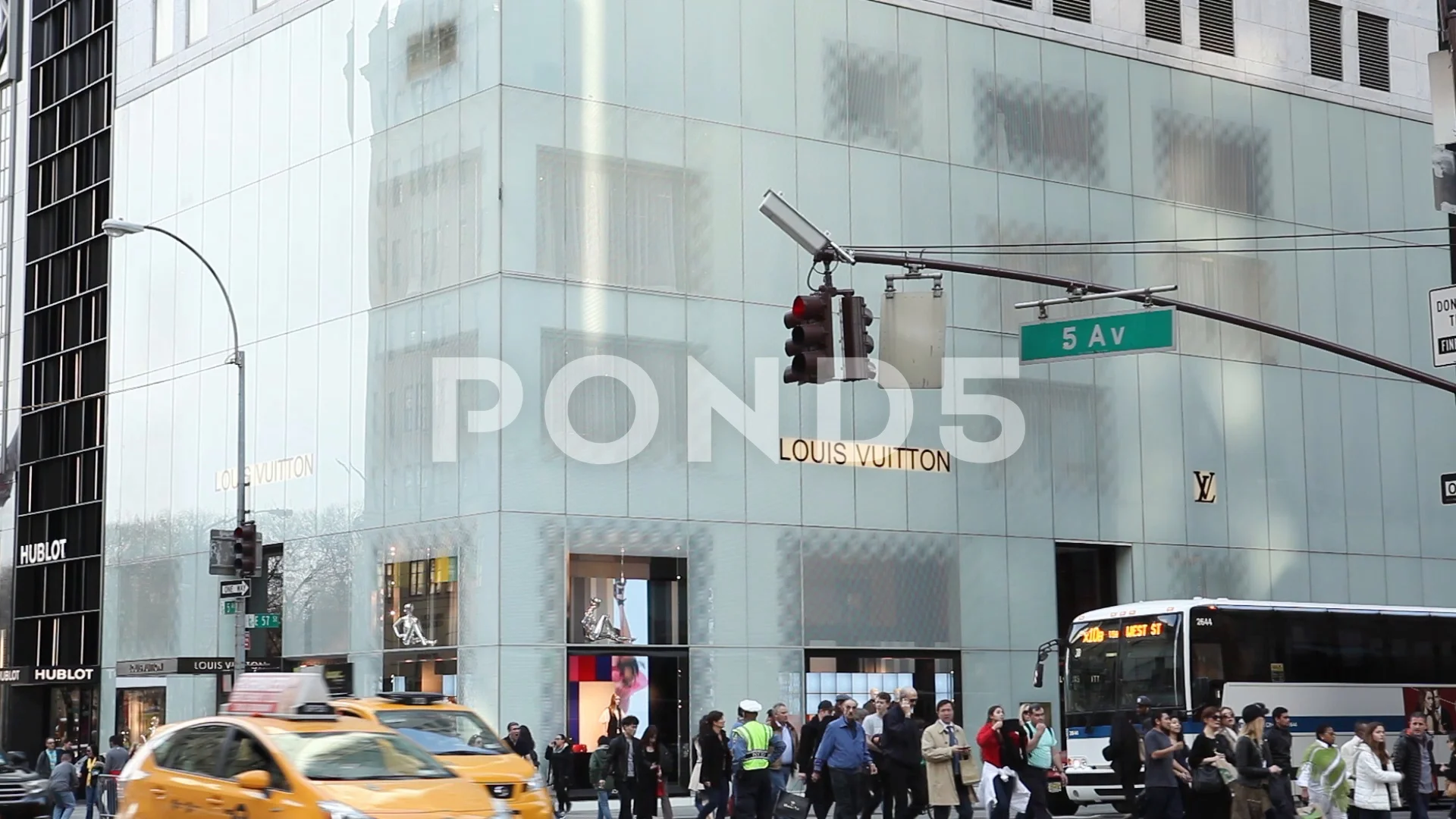 Louis Vuitton Store on Fifth Avenue in Manhattan, New York