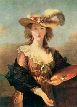 Louise Elisabeth Vigee Le Brun , 1755 - 1842, Aka Madame Lebr Stock Photos