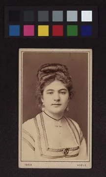 Louise Junghans, actress. Adele Perlmutter (Atelier Adele) (1845-1941), Ph... Stock-Fotos