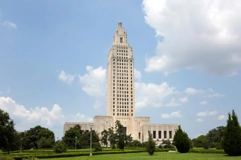 Louisiana State Capitol Baton Rouge Stock Photos