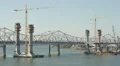 Louisville Downtown Bridge Construction 6 HD Footage