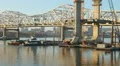 Louisville Downtown Bridge Construction From Jeffersonville 6 HD Footage