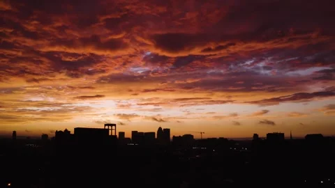 Louisville-Drone Hyperlapse Stock Footage 281092094