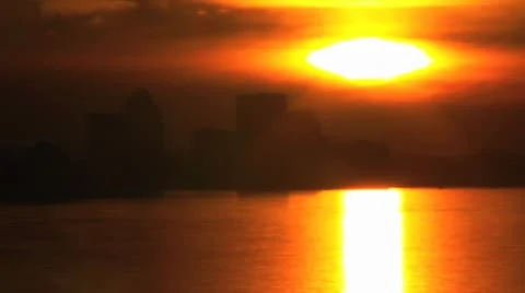Louisville sunset 库存影片 10596127
