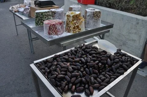 Loukoumi Geroskipou 스톡 사진