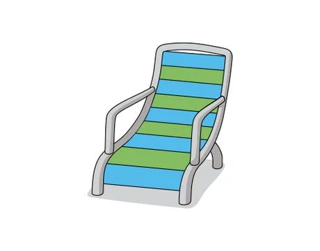 Lounge chair design vector Stock Illustration