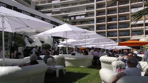 Lounge outdoor cafe Stock Footage 54643339