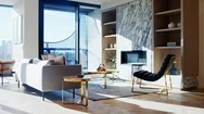 Lounge Room With Luxury Modern Interior Design Stock Footage