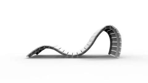 Lounge sunbed 3d renderingisolated in white background イラスト素材