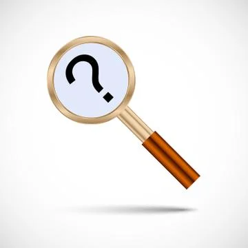 Loupe in color Stock Illustration