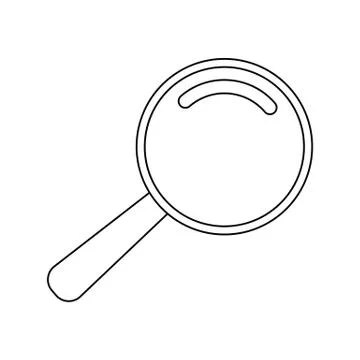Loupe icon Stock Illustration