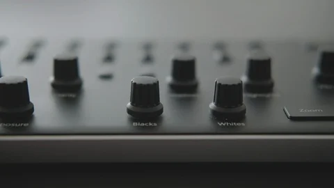 Loupedeck console photo editing creative tool Video stock 124329484