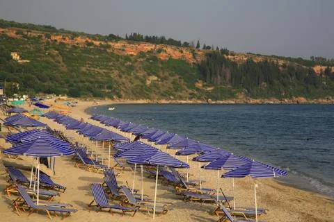 Lourdas beach Stock Photos