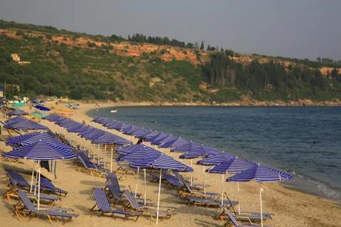 Lourdas beach Stock Photos